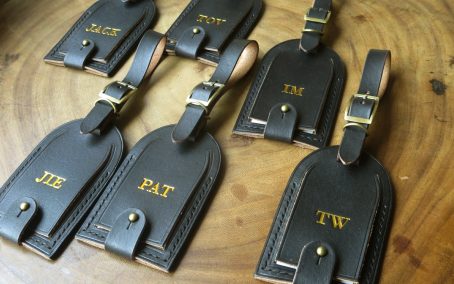 Keizo Luggage Tag / Tanda Pengenal Bagasi Kulit Vegtan. - Image 17