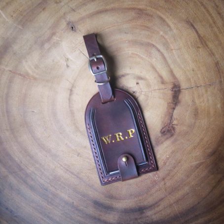 Keizo Luggage Tag / Tanda Pengenal Bagasi Kulit Vegtan. - Image 13