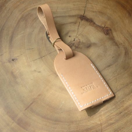 Keizo Luggage Tag / Tanda Pengenal Bagasi Kulit Vegtan. - Image 11