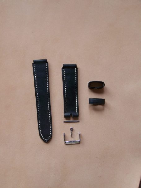 Keizo Leather Watch Strap Flat Profile FP-02 - Image 2