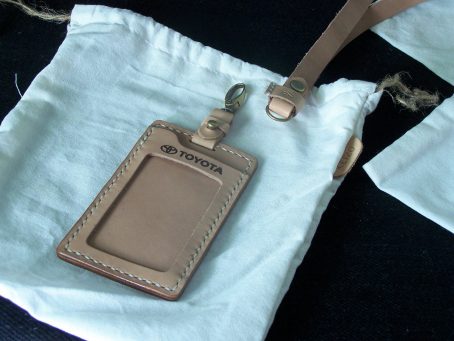 Keizo - Leather ID Card Holder - One Sided 01 - Image 3