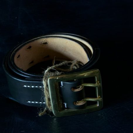 Keizo Leather Belt Tipe IV -  Double Prong - Image 12