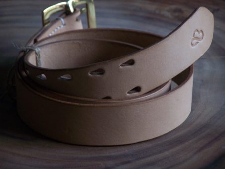 Keizo Leather Belt Tipe IV -  Double Prong - Image 5
