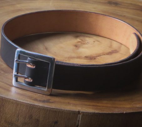 Keizo Leather Belt Tipe IV -  Double Prong - Image 13