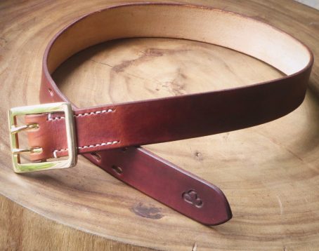 Keizo Leather Belt Tipe IV -  Double Prong - Image 10
