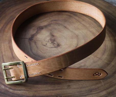 Keizo Leather Belt Tipe IV -  Double Prong - Image 3