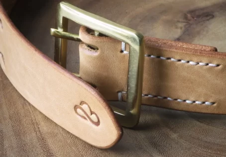 Keizo Leather Belt Tipe IV -  Double Prong - Image 7