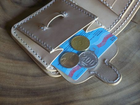 KEIZO - Leather Bifold V - Coin Wallet - Dompet Kulit Vegtan - Image 7