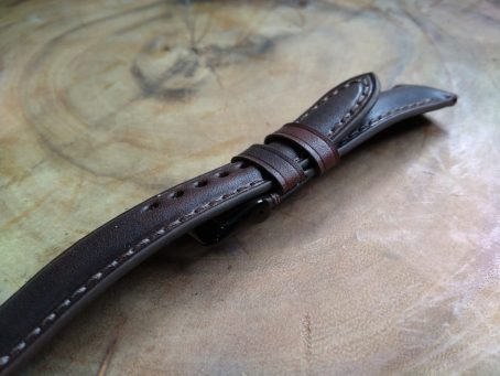 Keizo Leather Watch Strap Padded Profile - Image 5