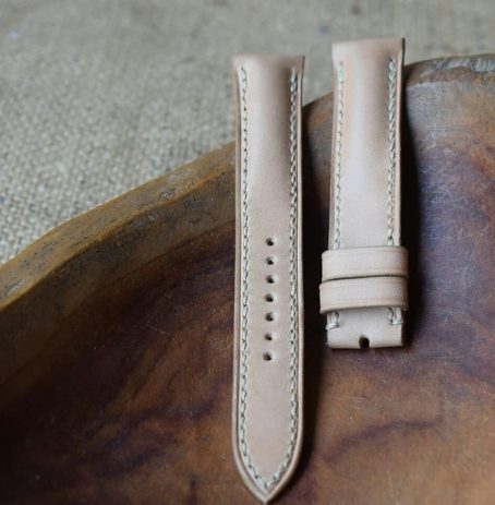 Keizo Leather Watch Strap Padded Profile - Image 8