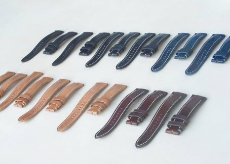 Keizo Leather Watch Strap Padded Profile - Image 11