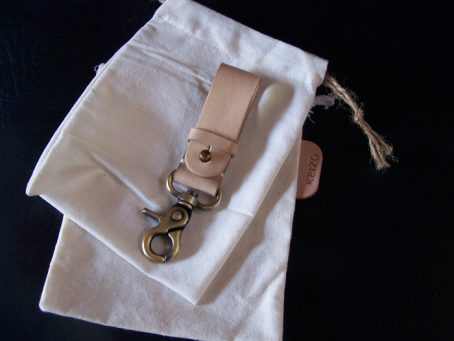 Keizo Leather Lanyard I Keyholder Gantungan Kunci Kulit Vegtan