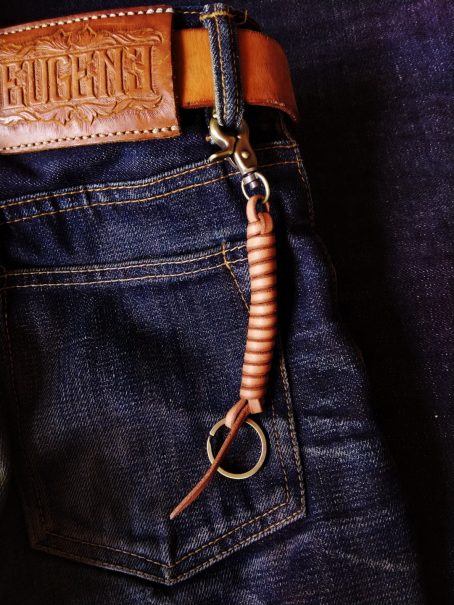 Keizo Leather Keychain IV 