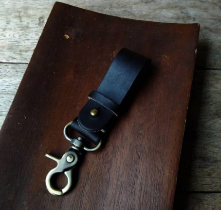 Keizo Leather Lanyard I Keyholder Gantungan Kunci Kulit Vegtan - Image 5