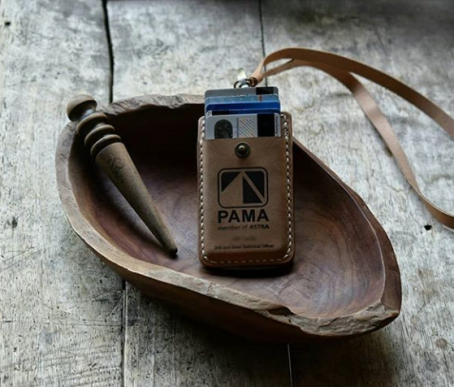 Keizo - Leather ID Card Holder Grafir - One Sided - Molded - Image 5