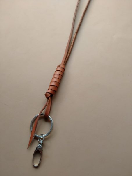 Keizo Leather - Lanyard IV Gantungan Kunci Kulit Natural Vegtan - Image 3