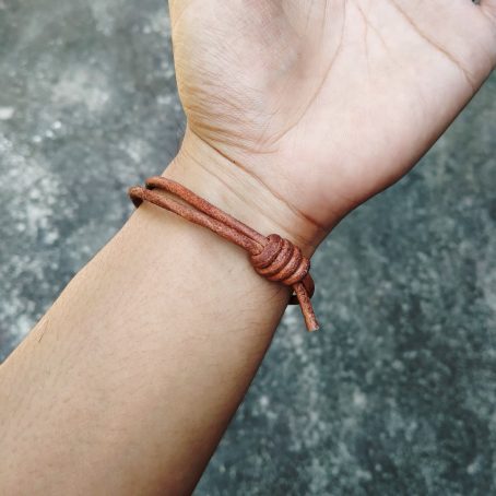 Gelang Kulit Simple IX Simpul - Image 11