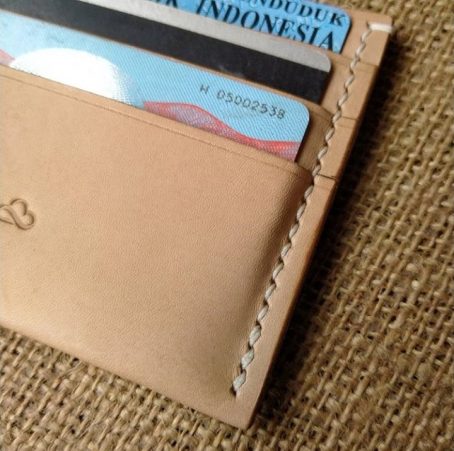 Keizo Leather Card Wallet  IV Dompet Kartu Kulit Asli - Image 2