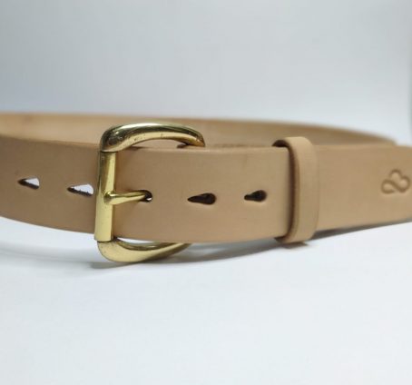 Leather Belt Tipe VII - 02 ( Roller Framed D-Ring )