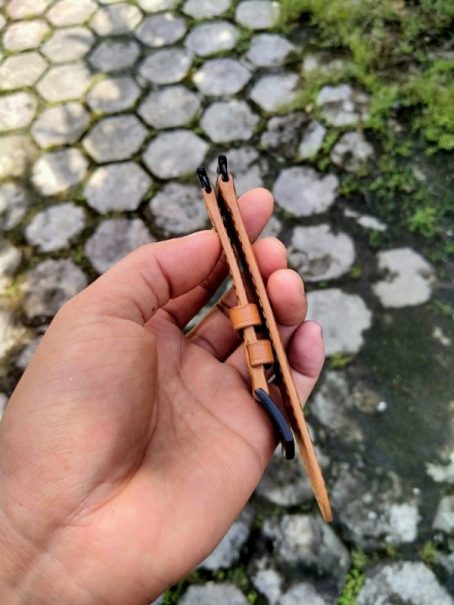 Keizo Apple Leather Watch Straps Tali Jam Kulit Apple Watch Seri 4 Tan - Image 3