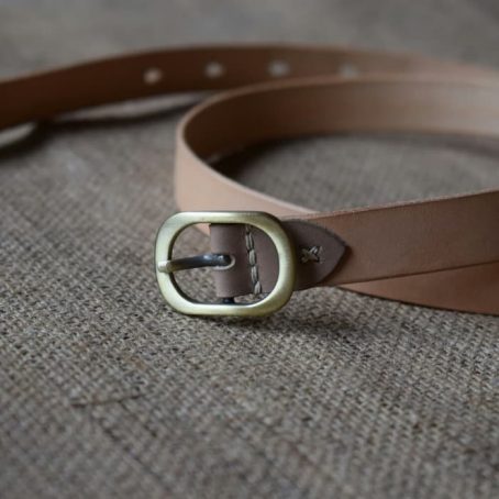 KEIZO Womens Leather Belt Type VI - 01 Sabuk Ikat Pinggang Wanita Kulit Vegtan - Image 3
