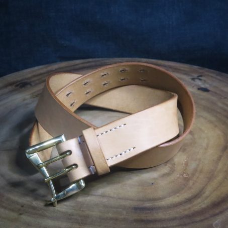 Leather Belt Type V - 04 Quick Release Double Prong - Image 2