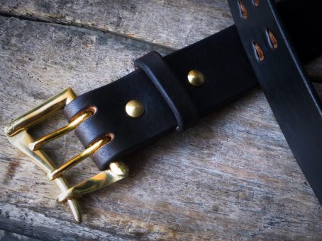 Leather Belt Type V - 04 Quick Release Double Prong - Image 8