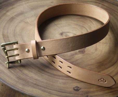 Leather Belt Type V - 04 Quick Release Double Prong - Image 14