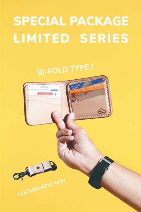 Paket KEIZO Leather  Dompet Kulit Asli Bifold Wallet Type I  Keychain