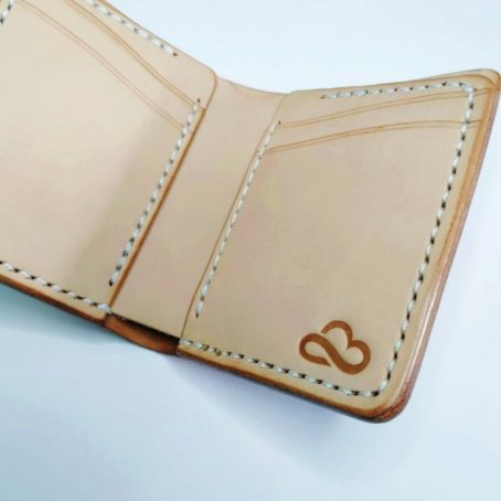 KEIZO Leather Mini Middle Wallet V Dompet Kulit Natural Vegtan - Image 7