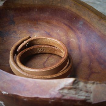 Keizo Leather Bracelets Simple III – 02 Gelang Kulit Dua lilit