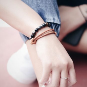 Keizo Leather Bracelet Gelang Kulit Asli Simple IX Simpul
