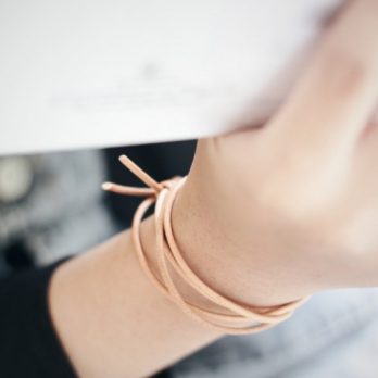 Keizo Leather Bracelets Type XV Gelang Kulit Jangkar Anchor