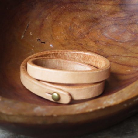 Keizo Leather Bracelets Simple III - 02 Gelang Kulit Dua lilit - Image 3