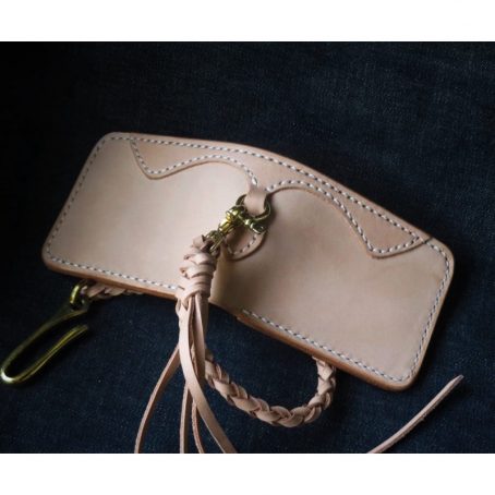 Paket KEIZO Wallet Dompet Kulit Bifold II - 03 + Wallet Chain IV