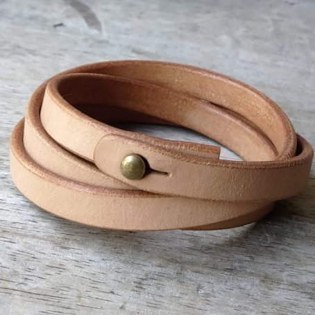 Keizo Leather Bracelets VII Triple Loop Gelang Kulit Asli  Tiga Lilit