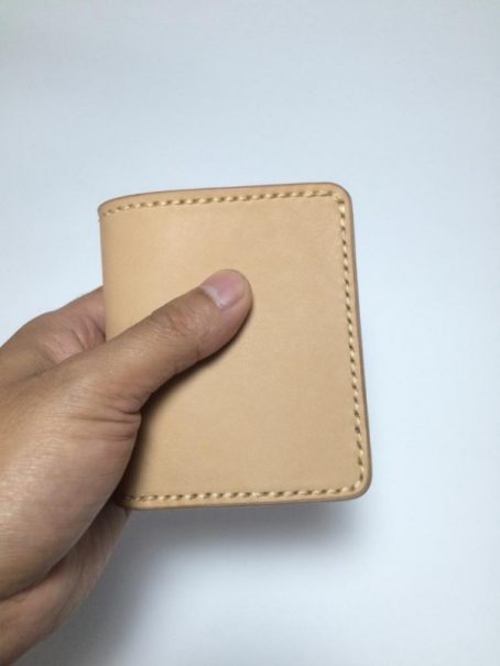 KEIZO Leather Mini Middle Wallet V Dompet Kulit Natural Vegtan - Image 5