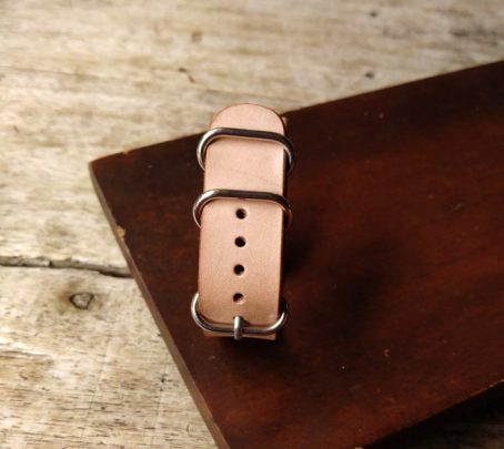 Keizo Nato Zulu Leather Watch Strap Tali Jam Kulit Vegtan - Image 3