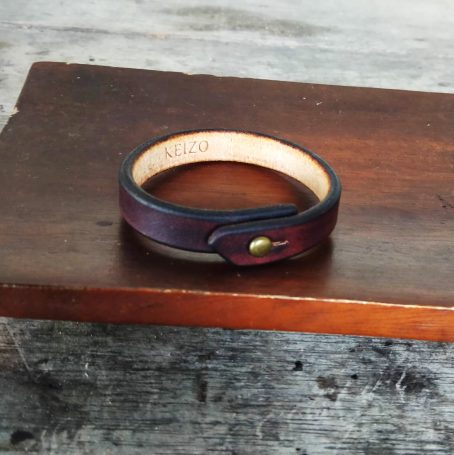 KEIZO leather Bracelets  Simple V - Image 6