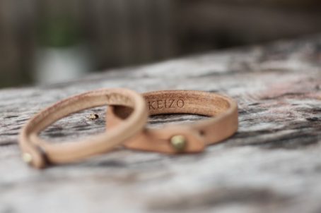 KEIZO leather Bracelets  Simple V - Image 3