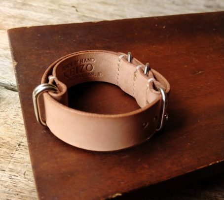 Keizo Nato Zulu Leather Watch Strap Tali Jam Kulit Vegtan - Image 2
