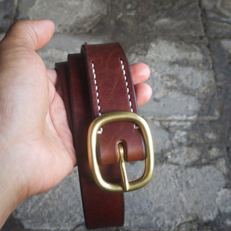 KEIZO Compact Leather Belt Type VI - 07 Sabuk Ikat Pinggang Unisex - Image 6