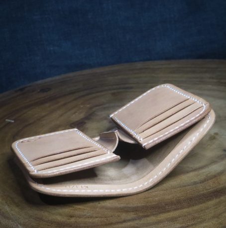 Keizo Middle Leather Wallet II Dompet Kulit Vegtan Vertikal - Image 3