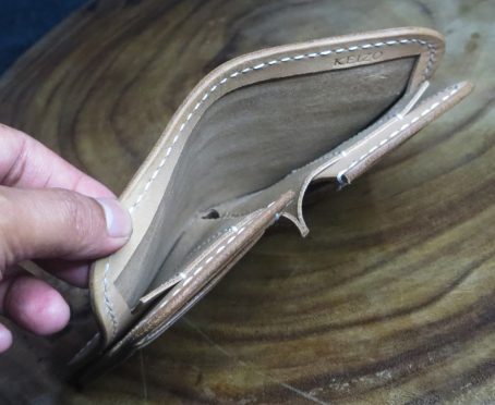 Keizo Middle Leather Wallet II Dompet Kulit Vegtan Vertikal - Image 5