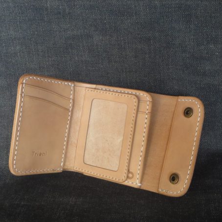 Keizo Mini Middle Leather Wallet IV - 02 Dompet Kulit Vertikal Vegtan - Image 2