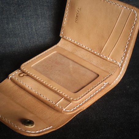 Keizo Mini Middle Leather Wallet IV - 02 Dompet Kulit Vertikal Vegtan - Image 4