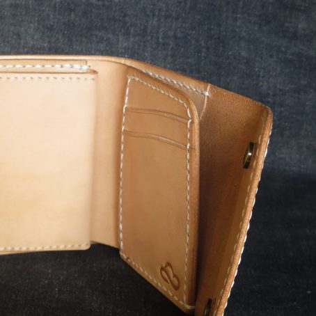 Keizo Mini Middle Leather Wallet IV - 02 Dompet Kulit Vertikal Vegtan - Image 5