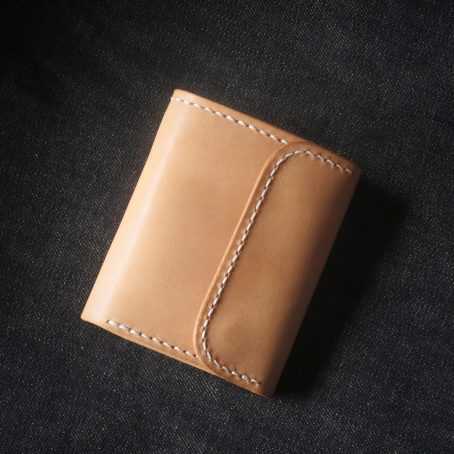 Keizo Mini Middle Leather Wallet IV - 02 Dompet Kulit Vertikal Vegtan