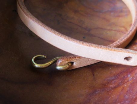 Keizo Leather Bracelets S Brass Hook III Gelang Kulit Dua lilit - Image 3
