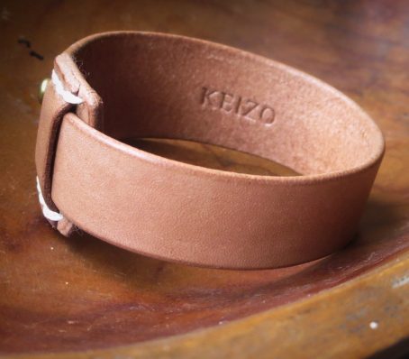 Keizo Leather Bracelets Simple VIII Gelang Kulit Vegtan - Image 2
